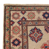 Kazak Rug Handmade Ivory Medallion 3x5 ft
