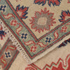 Kazak Rug Handmade Ivory Medallion 3x5 ft