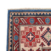 Kazak Rug Handmade Blue Medallion 9x12 ft