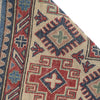 Kazak Rug Handmade Blue Medallion 9x12 ft