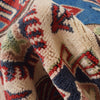 Kazak Rug Handmade Blue Medallion 9x12 ft
