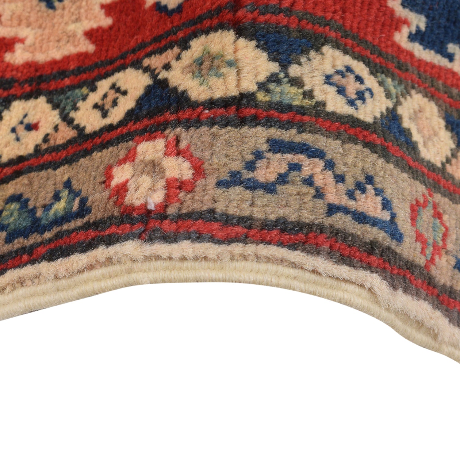 Kazak Rug Handmade Ivory Medallion 3x5 ft