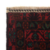 Baluchi Rug Handmade Red Geometric 4x6 ft