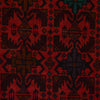 Baluchi Rug Handmade Red Geometric 4x6 ft