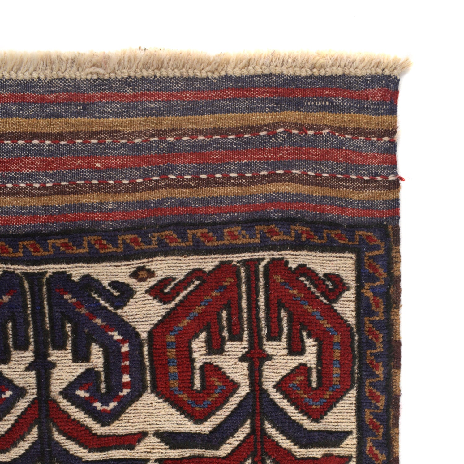 Barjasta Area Rug Handmade Beige Floral 4x6 ft