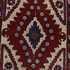 Barjasta Area Rug Handmade Beige Floral 4x6 ft