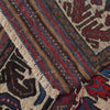 Barjasta Area Rug Handmade Beige Floral 4x6 ft