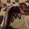 Barjasta Area Rug Handmade Beige Floral 4x6 ft
