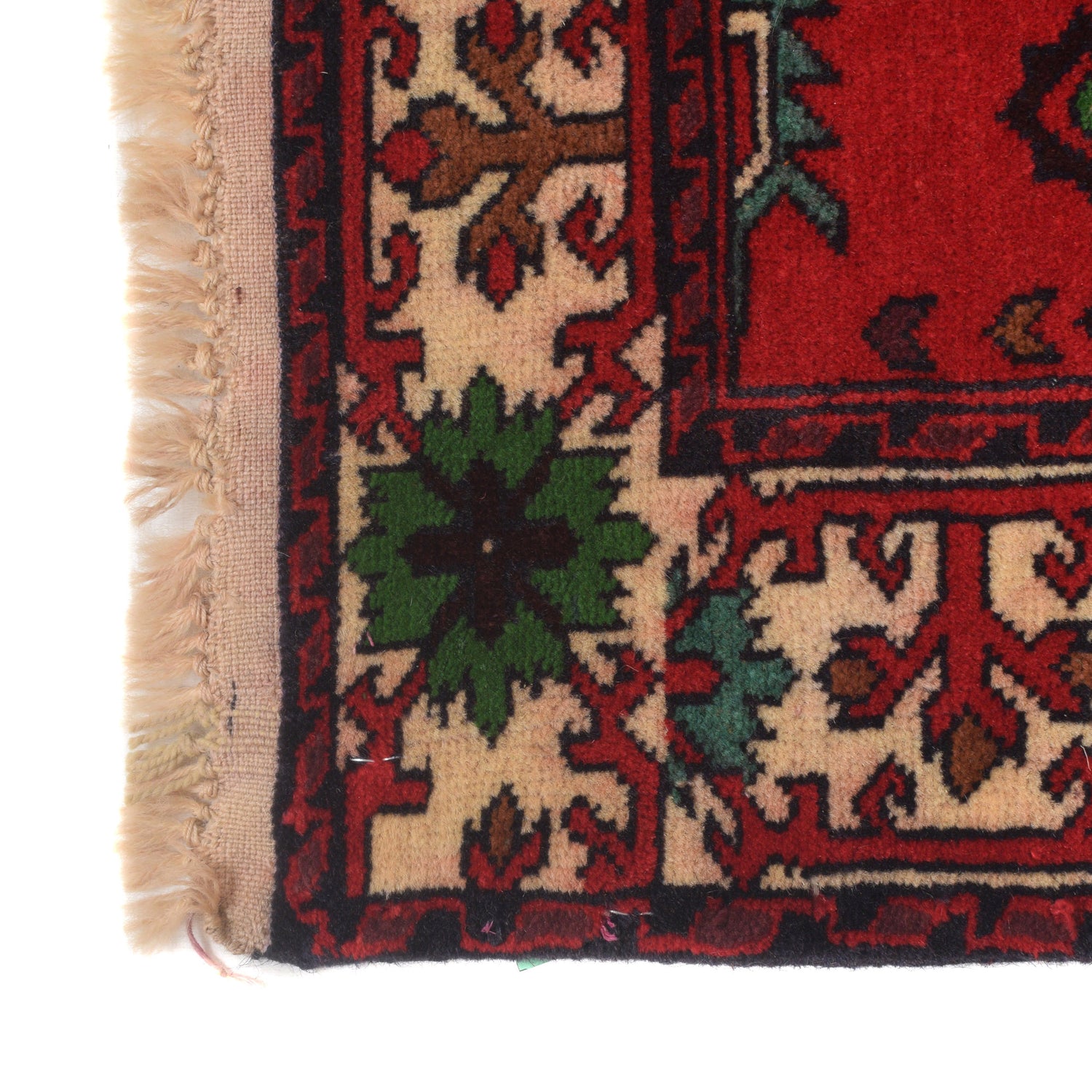 Bokhara Rug Handmade Vibrant Red Medallion 6' Runner