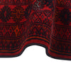 Bokhara Rug Handmade Vibrant Red Medallion 6' Runner