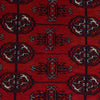 Bokhara Rug Handmade Vibrant Red Medallion 6' Runner