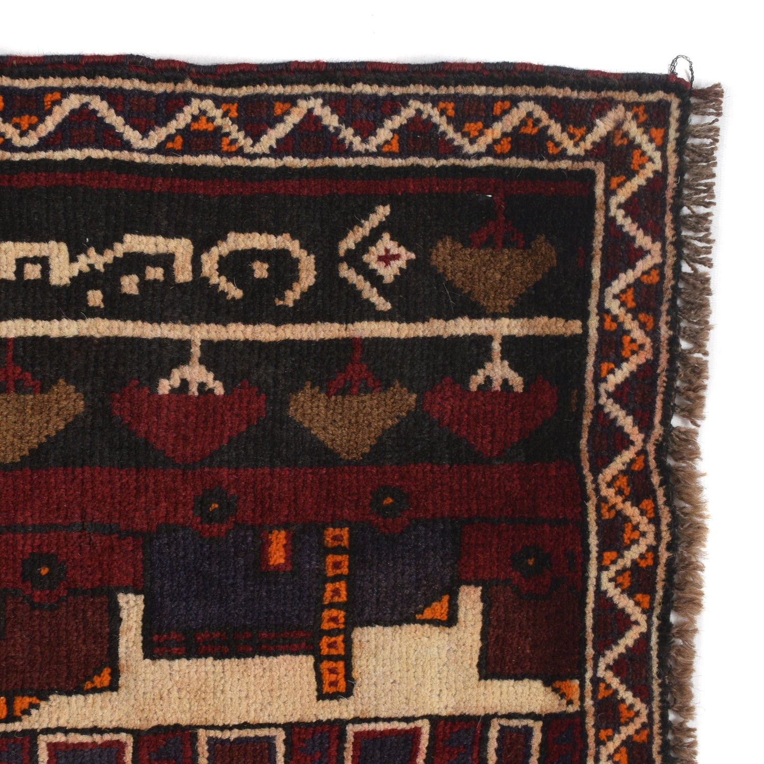 Pictorial Rug Handmade Multi Design