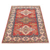 Kazak Rug Handmade Red Medallion 3x5 ft