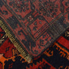 Baluchi Rug Handmade Red Geometric -