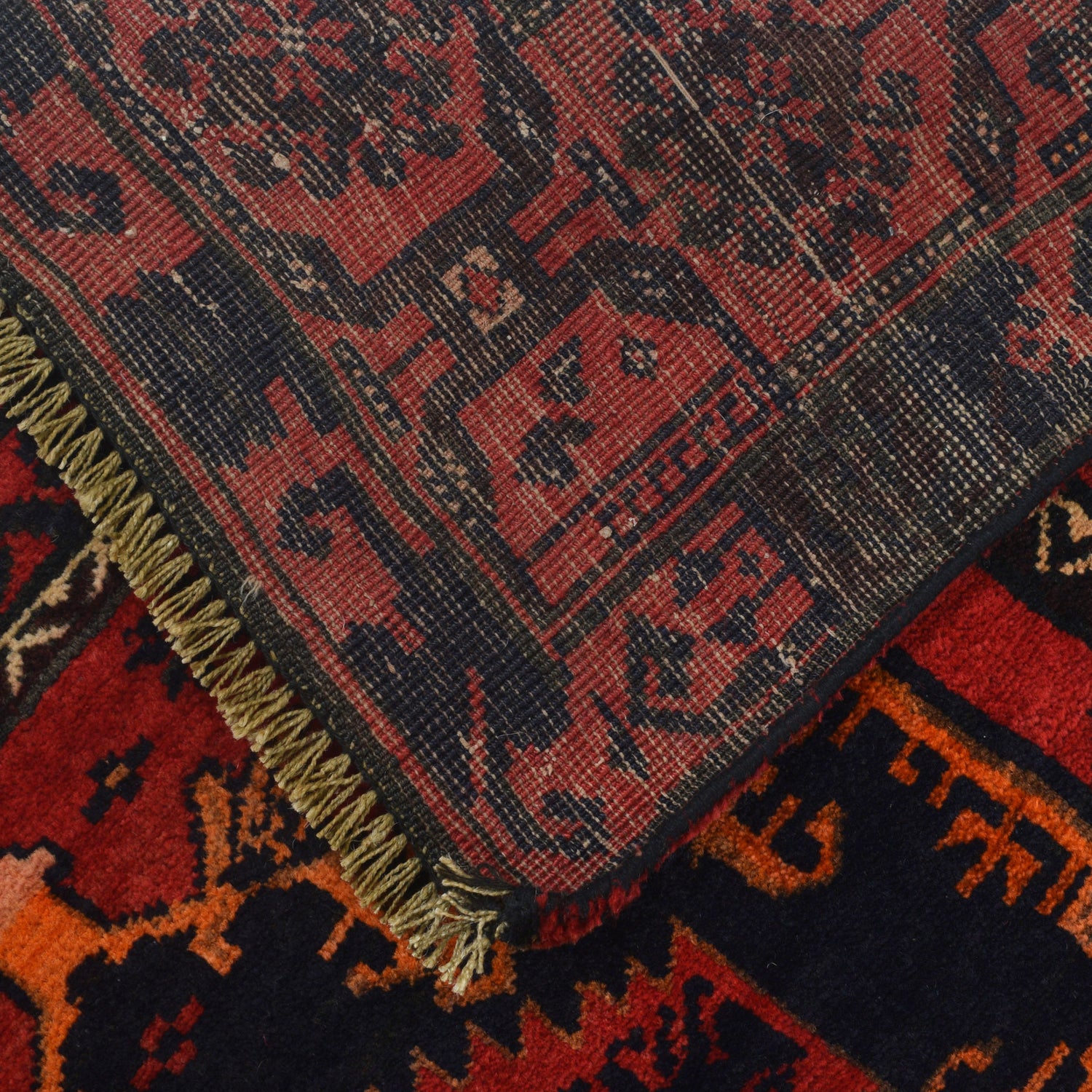 Baluchi Rug Handmade Red Geometric -