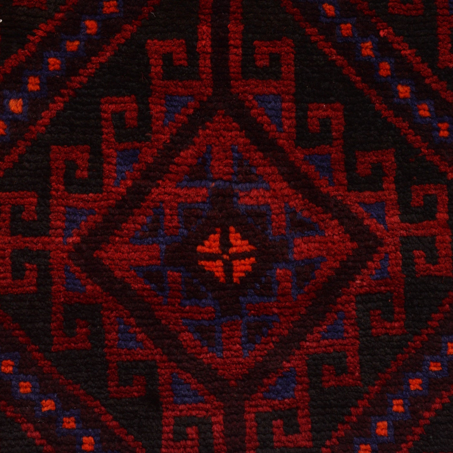 Baluchi Rug Handmade Multi Geometric 5x8 ft