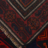Baluchi Rug Handmade Navy Blue Geometric 4x6 ft