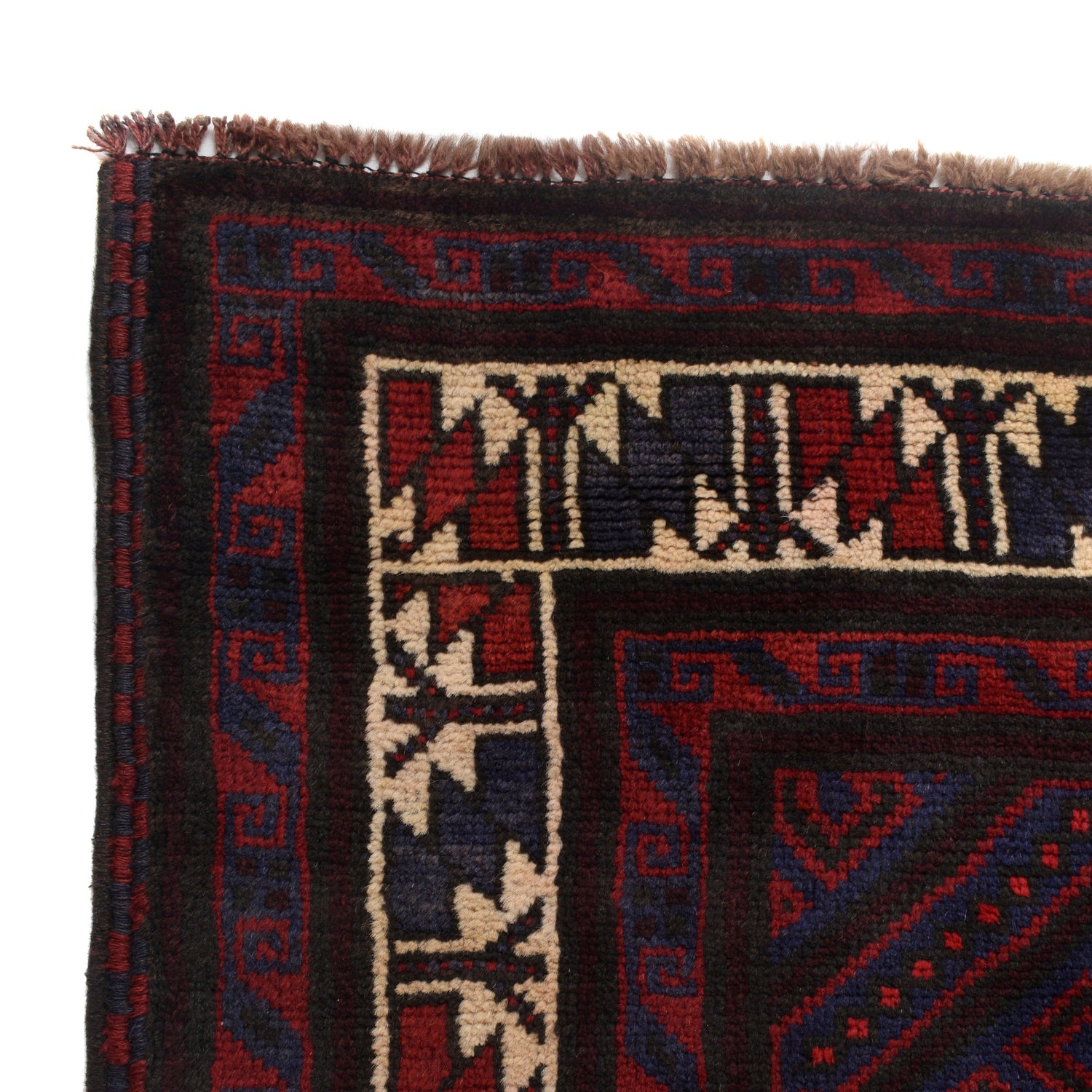 Baluchi Rug Handmade Multi Geometric 5x8 ft