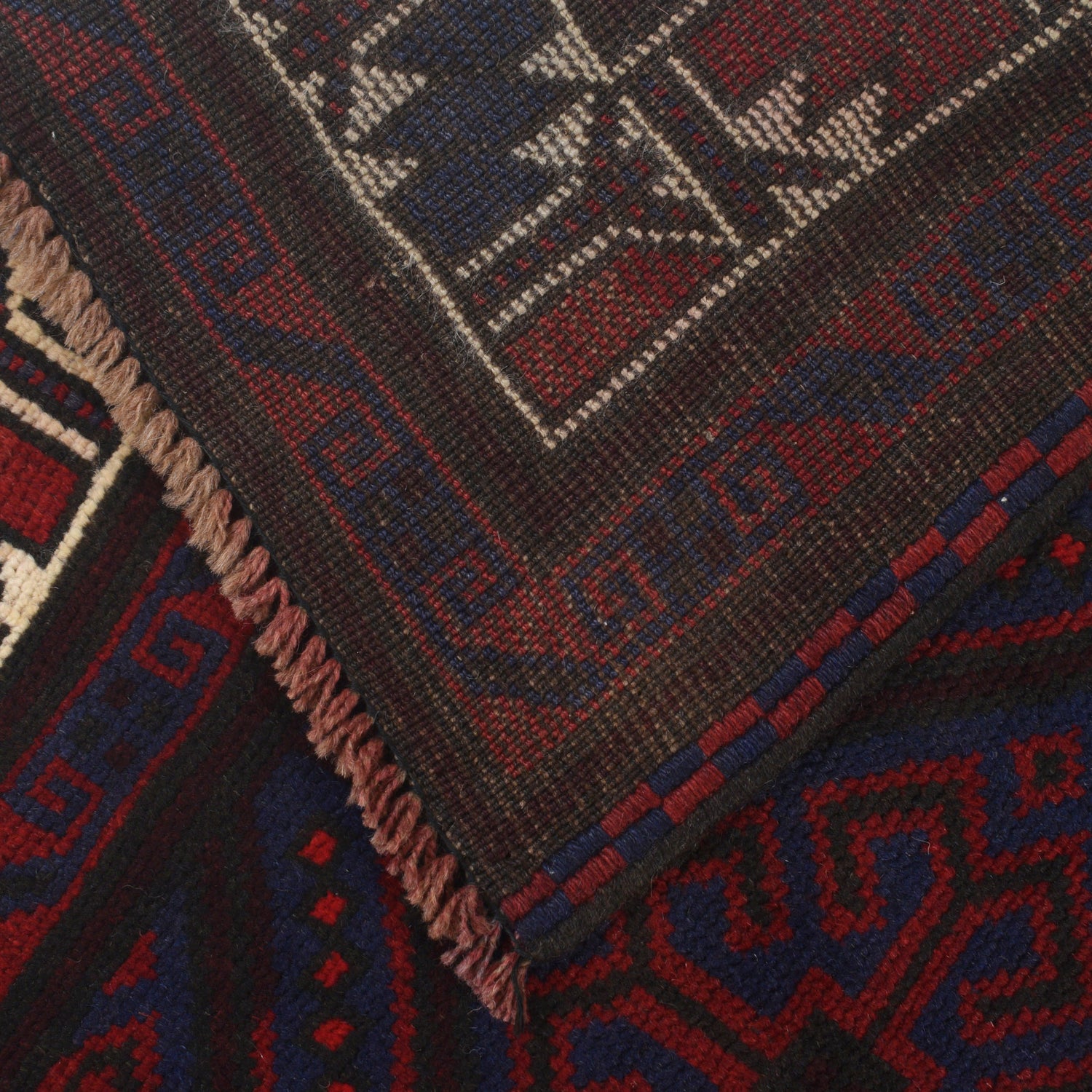 Baluchi Rug Handmade Multi Geometric 5x8 ft