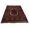Barjasta Area Rug Handmade Beige Floral 4x6 ft