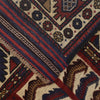 Barjasta Area Rug Handmade Beige Floral 4x6 ft