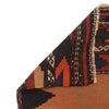 Table Sheet Area Rug Runner Handmade Brown Curvilinear 6'