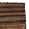 Laghari Kilim Area Rug Handmade Multi Geometric 5x8 ft