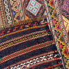 Laghari Kilim Area Rug Handmade Multi Geometric 5x8 ft