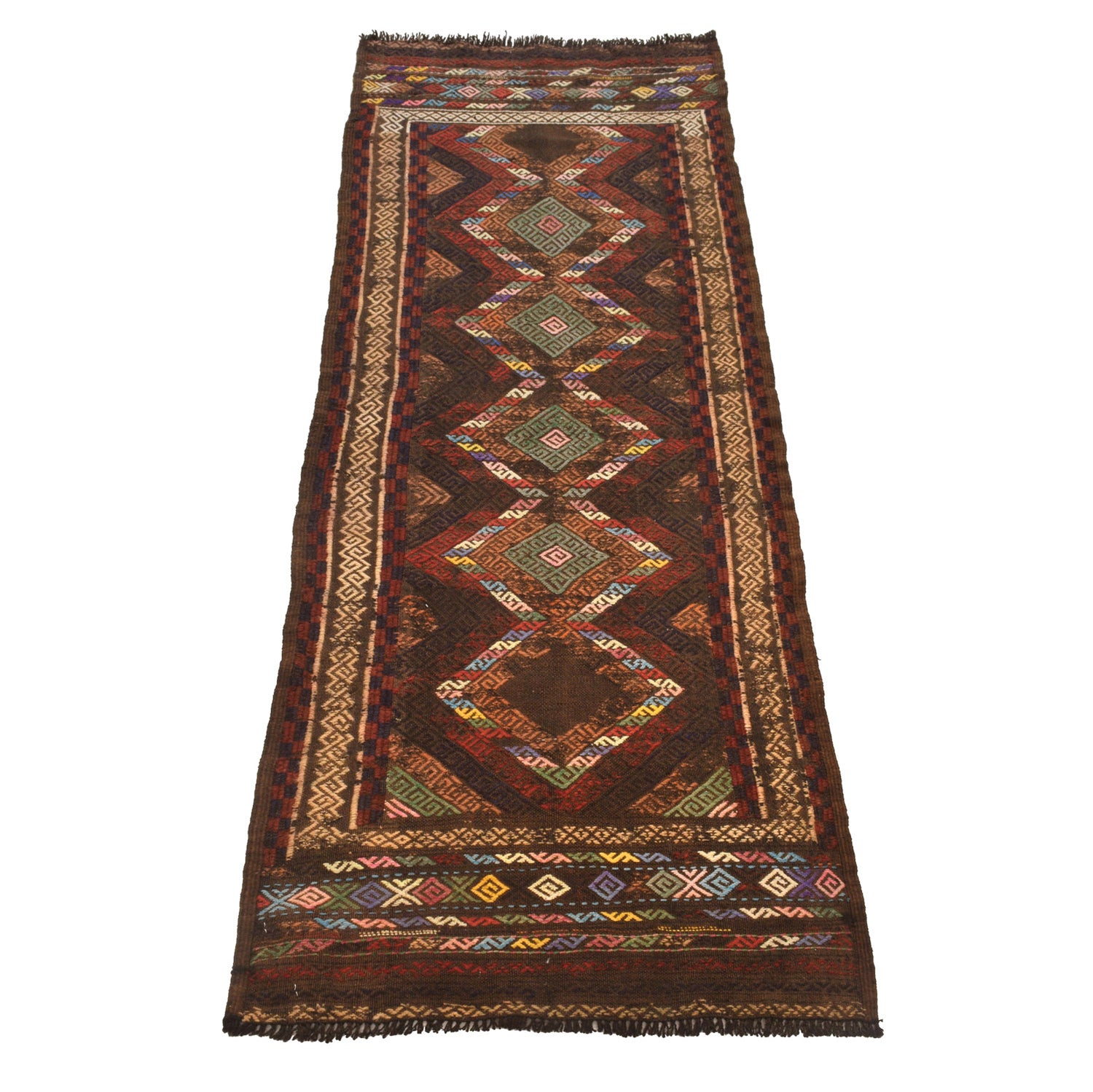 Suzuni Kilim Runner Handmade Multi 6' Runner