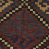 Maimana Kilim Area Rug Handmade Red Floral 6x9 ft
