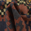 Maimana Kilim Area Rug Handmade Red Floral 6x9 ft