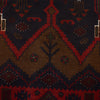 Baluchi Rug Handmade Multi Geometric 4x7 ft