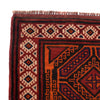 Baluchi Rug Handmade Red Geometric 4x7 ft