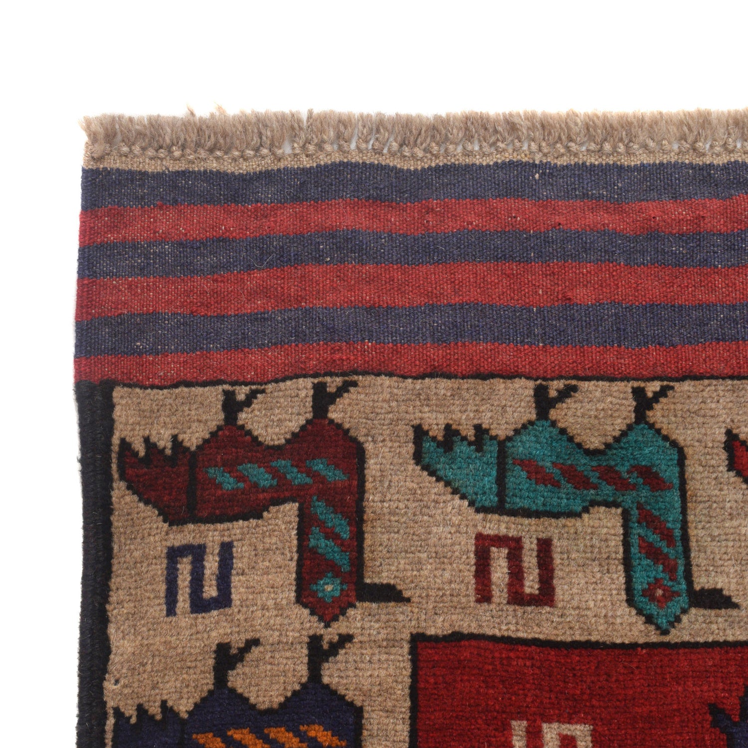 Pictorial Rug Handmade Multi Design