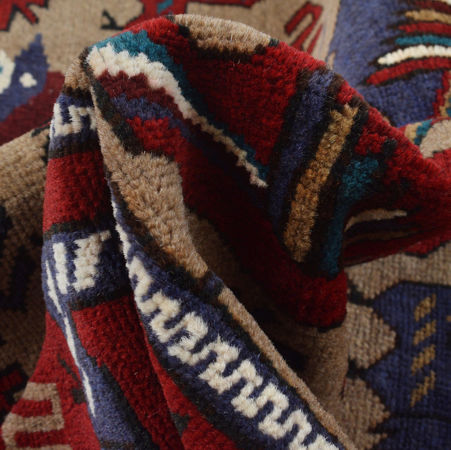 Pictorial Rug Handmade Multi Design