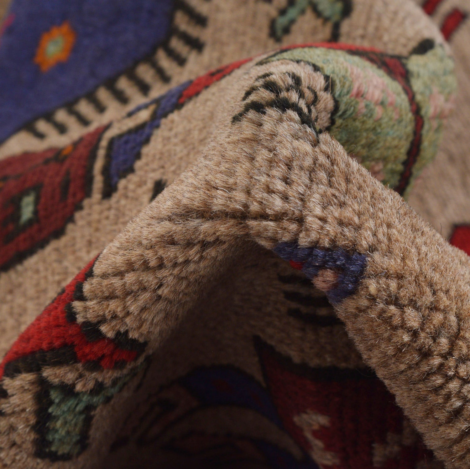 Pictorial Rug Handmade Multi Design