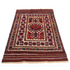 Barjasta Area Rug Handmade Beige Floral 4x6 ft