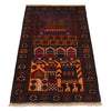 Pictorial Rug Handmade Multi Design