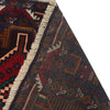 Baluchi Rug Handmade Multi Geometric 4x6 ft