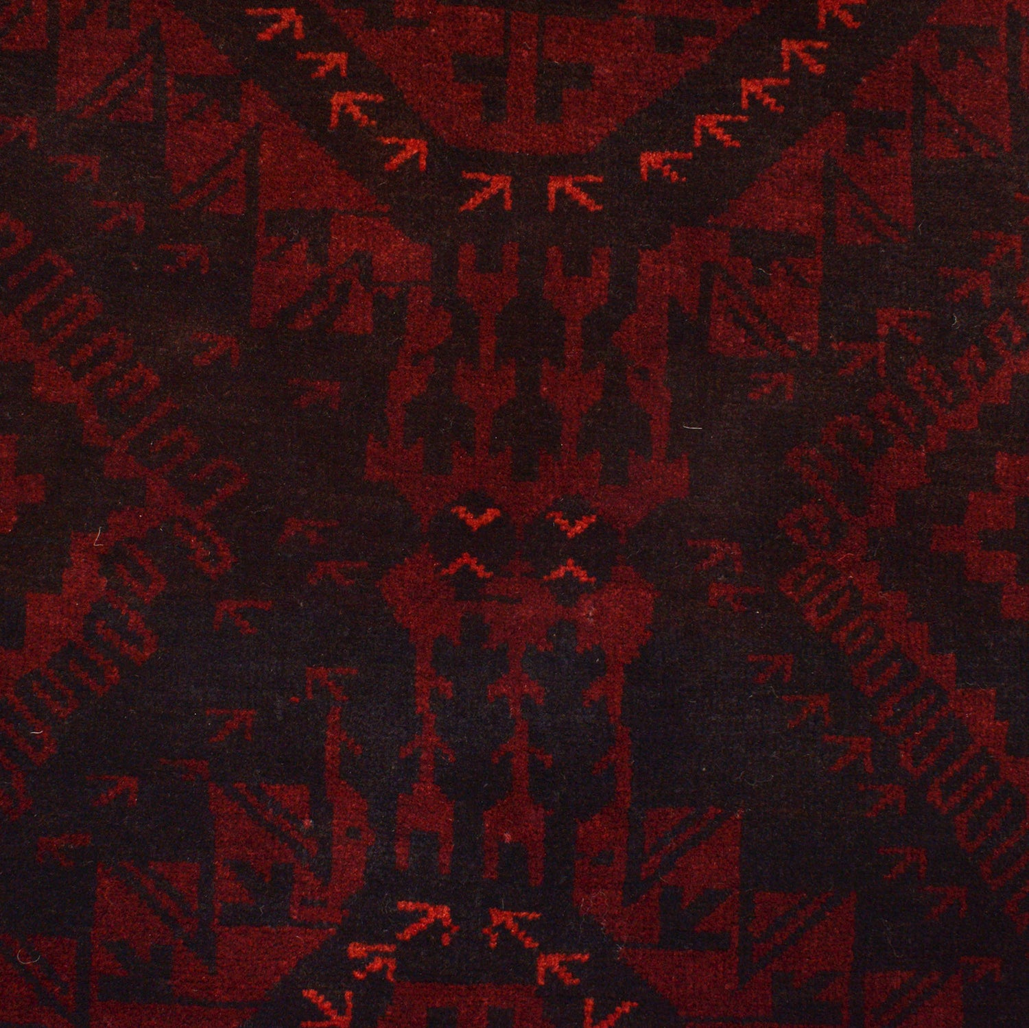 Baluchi Rug Handmade Multi Geometric 4x6 ft