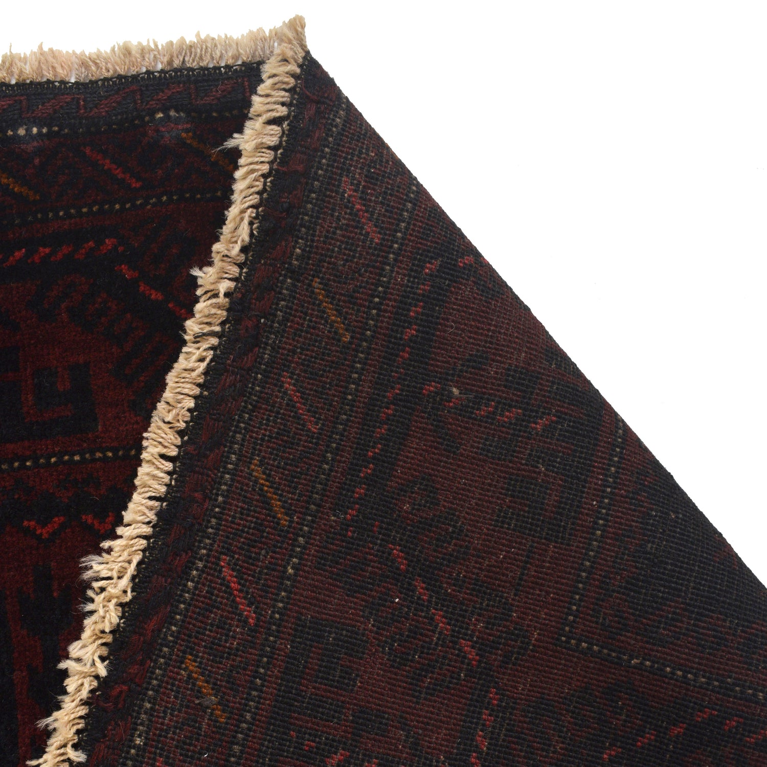 Baluchi Rug Handmade Multi Geometric 4x6 ft