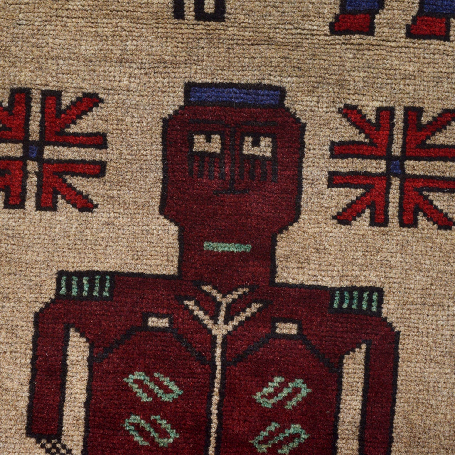 Pictorial Rug Handmade Multi Design