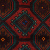 Baluchi Rug Handmade Red Geometric 4x6 ft