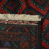 Baluchi Rug Handmade Red Geometric 4x6 ft