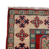 Kazak Rug Handmade Red Medallion 4x6 ft