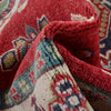 Kazak Rug Handmade Red Medallion 4x6 ft
