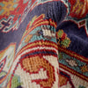 Kazak Rug Handmade Blue Medallion 3x5 ft