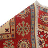 Kazak Rug Handmade Ivory Medallion 4x7 ft