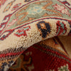 Kazak Rug Handmade Ivory Medallion 4x7 ft