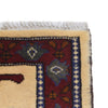 War Area Rug Handmade Ivory Helicopter + Tank 2x4 ft